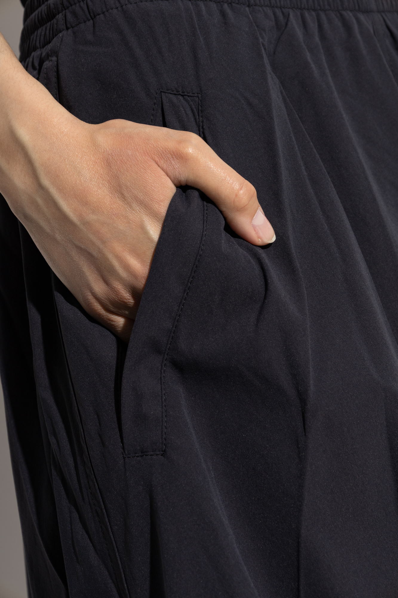 Navy blue Skirt with embroidered logo Balenciaga - Vitkac AS
